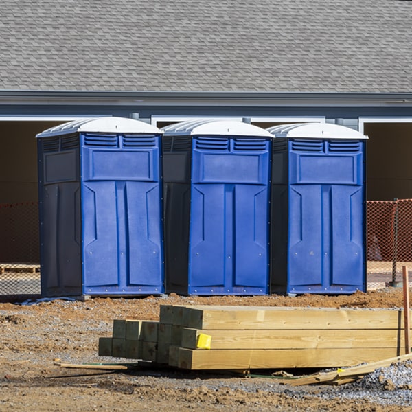 are there any restrictions on where i can place the porta potties during my rental period in Duck Creek Village UT